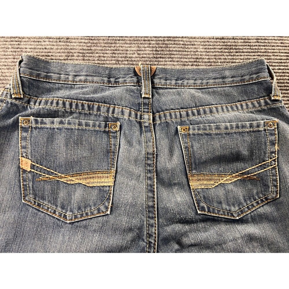 Ariat M-Series Mens Jeans 34x34 Blue Medium Wash Straight Leg Denim - Picture 10 of 13